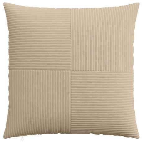 Vidaxl kussensloop 6 pcs almelo taupe 55 x 55 cm corduroy