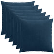 Vidaxl kussensloop 6 pcs almelo marineblauw 60 x 60 cm corduroy