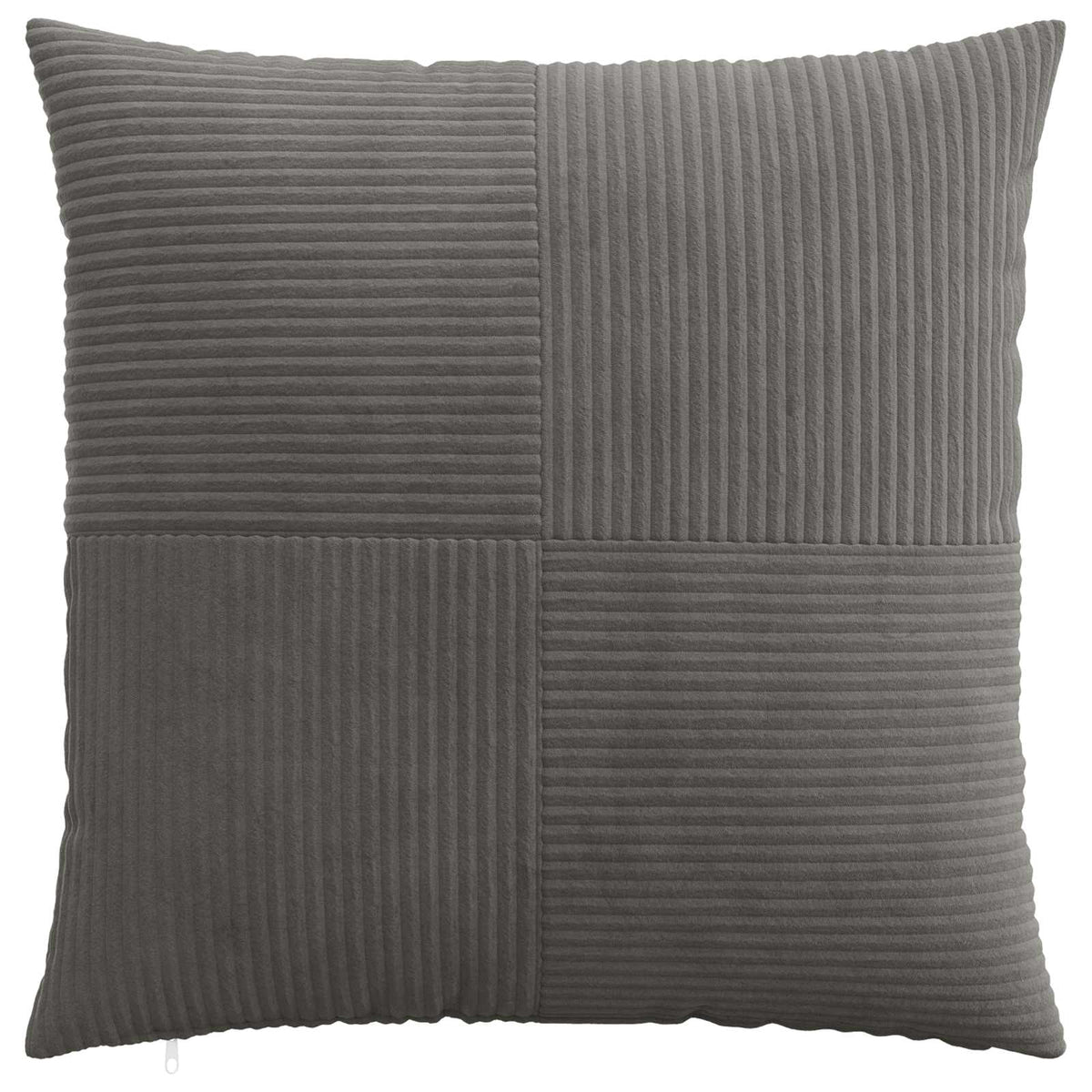 Vidaxl kussensloop 6 pcs almelo donkergrijs 65 x 65 cm corduroy