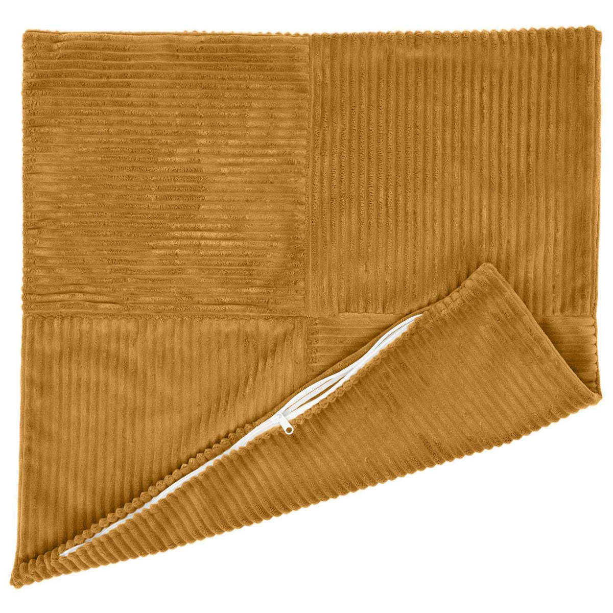 Vidaxl kussensloop 6 pcs almelo geel 65 x 65 cm corduroy