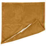 Vidaxl kussensloop 6 pcs almelo geel 65 x 65 cm corduroy