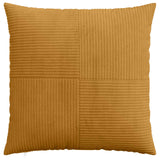 Vidaxl kussensloop 6 pcs almelo geel 70 x 70 cm corduroy