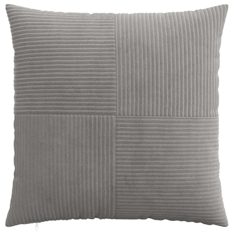 Vidaxl kussensloop 6 pcs almelo lichtgrijs 80 x 80 cm corduroy