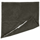 Vidaxl kussensloop 6 pcs almelo antracietkleurig 80 x 80 cm corduroy