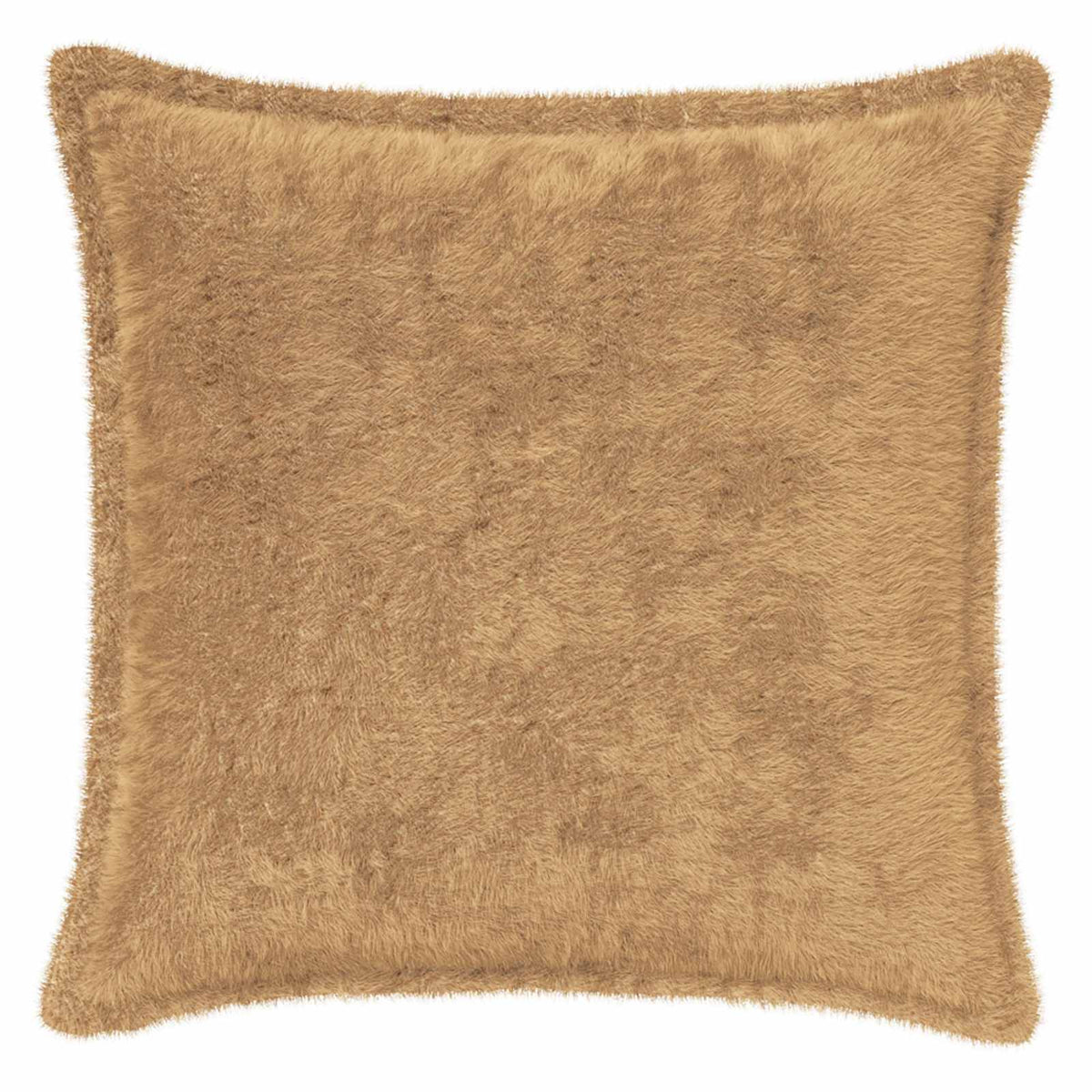 Vidaxl kussensloop 6 st houten taupe 30 x 30 cm nep konijnenbont