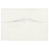 Vidaxl kussensloop 6 pcs houten wit 30 x 50 cm faux linnen