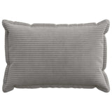 Vidaxl kussensloop 2 st houten lichtgrijs 30 x 50 cm corduroy