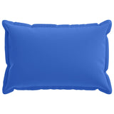Vidaxl kussensloop 6 st houten koninklijk blauw 30 x 50 cm polyester