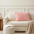 Vidaxl kussensloop 6 st houten roze 40 x 60 cm nep konijnenbont