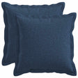 Vidaxl kussensloop 2 pcs houten blauw 35 x 35 cm faux linnen