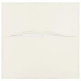 Vidaxl kussensloop 2 pcs houten wit 35 x 35 cm faux linnen