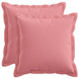 Vidaxl kussensloop 2 pcs houten roze 35 x 35 cm faux linnen