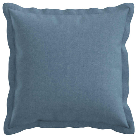 Vidaxl kussensloop 6 pcs houten jeans blauw 35 x 35 cm faux linnen