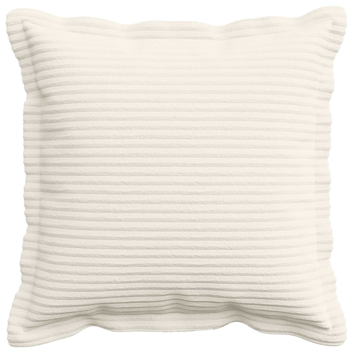 Vidaxl kussensloop 2 st houten crèmekleurig 35 x 35 cm corduroy