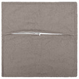 Vidaxl kussensloop 2 pcs houten lichtgrijs 35 x 35 cm bouclé