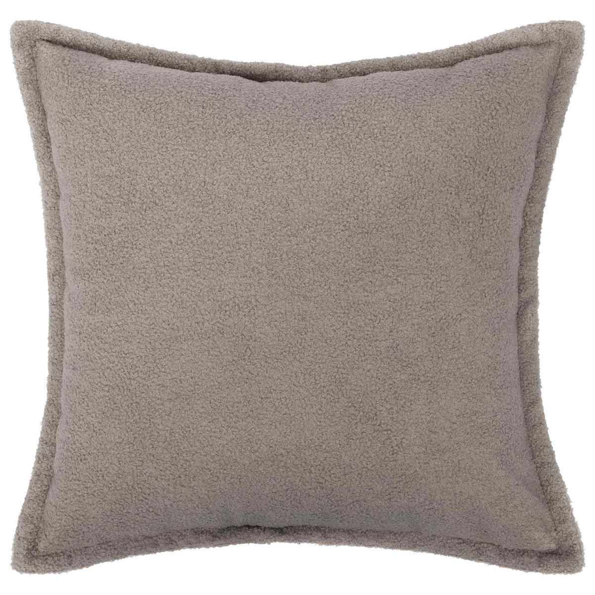 Vidaxl kussensloop 2 pcs houten lichtgrijs 35 x 35 cm bouclé