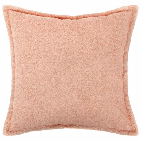 Vidaxl kussensloop 2 pcs houten roze 35 x 35 cm bouclé