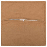 Vidaxl kussensloop 2 pcs houten beige 35 x 35 cm bouclé
