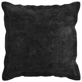 Vidaxl kussensloop 6 st houten antraciet 35 x 35 cm chenille stof