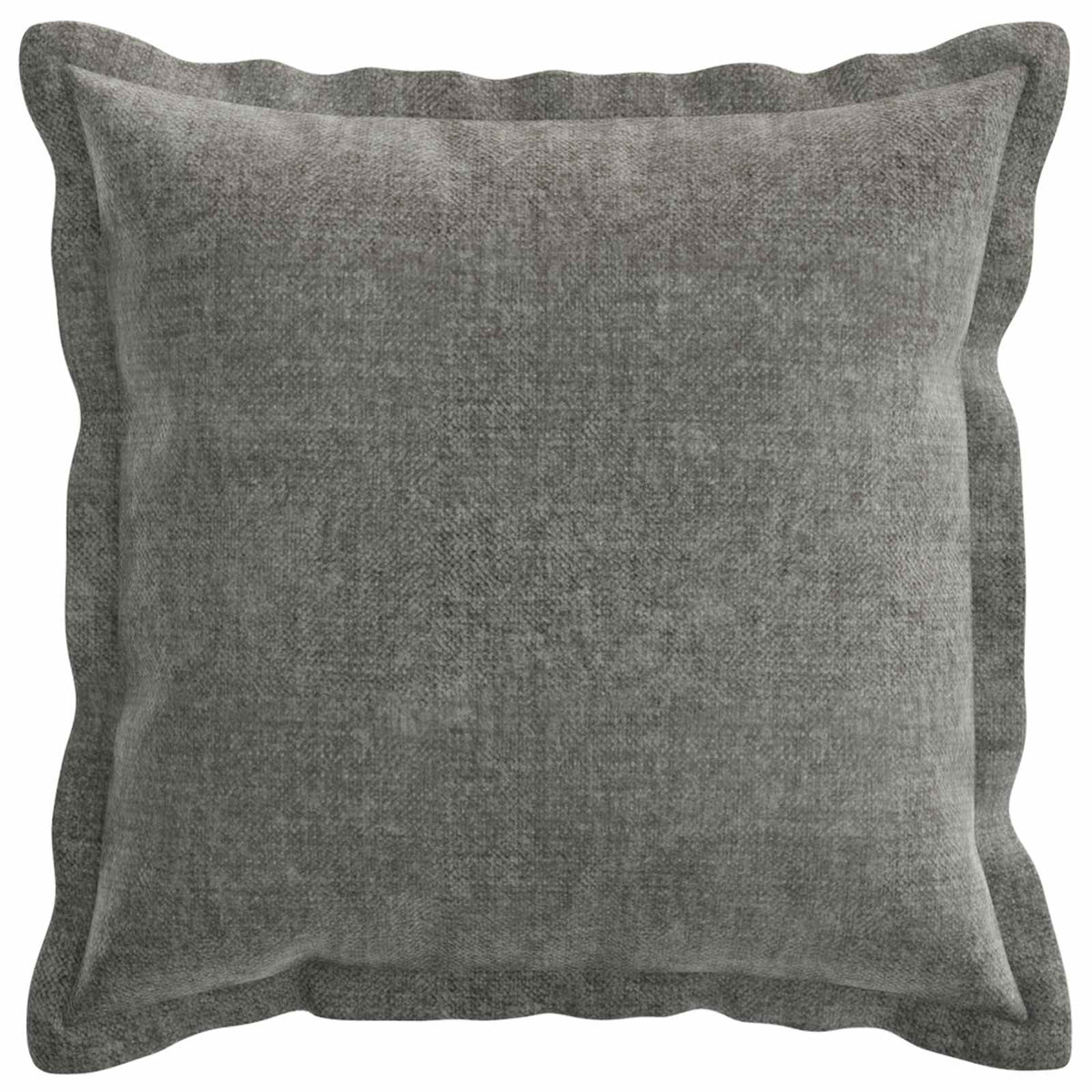 Vidaxl kussensloop 2 st houten donkergrijs 35 x 35 cm chenille stof