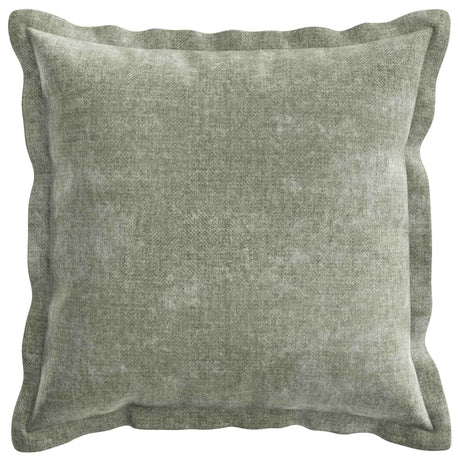 Vidaxl kussensloop 6 st houten groen 35 x 35 cm chenille stof