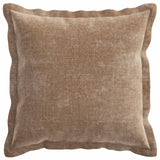 Vidaxl kussensloop 6 st houten bruin 35 x 35 cm chenille stof