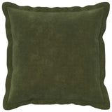 Vidaxl kussensloop 2 pcs houten groen 35 x 35 cm microfiber fleece
