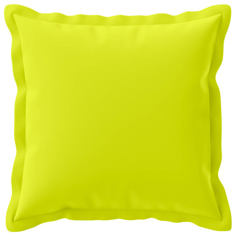 Vidaxl kussensloop 6 st houten helder groen 35 x 35 cm polyester