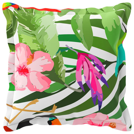 Vidaxl kussensloop 6 st houten meerkleurig 35 x 35 cm polyester