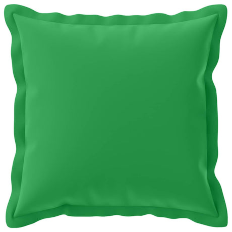 Vidaxl kussensloop 6 st houten groen 35 x 35 cm polyester