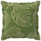 Vidaxl kussensloop 6 st houten bladontwerp 35 x 35 cm polyester