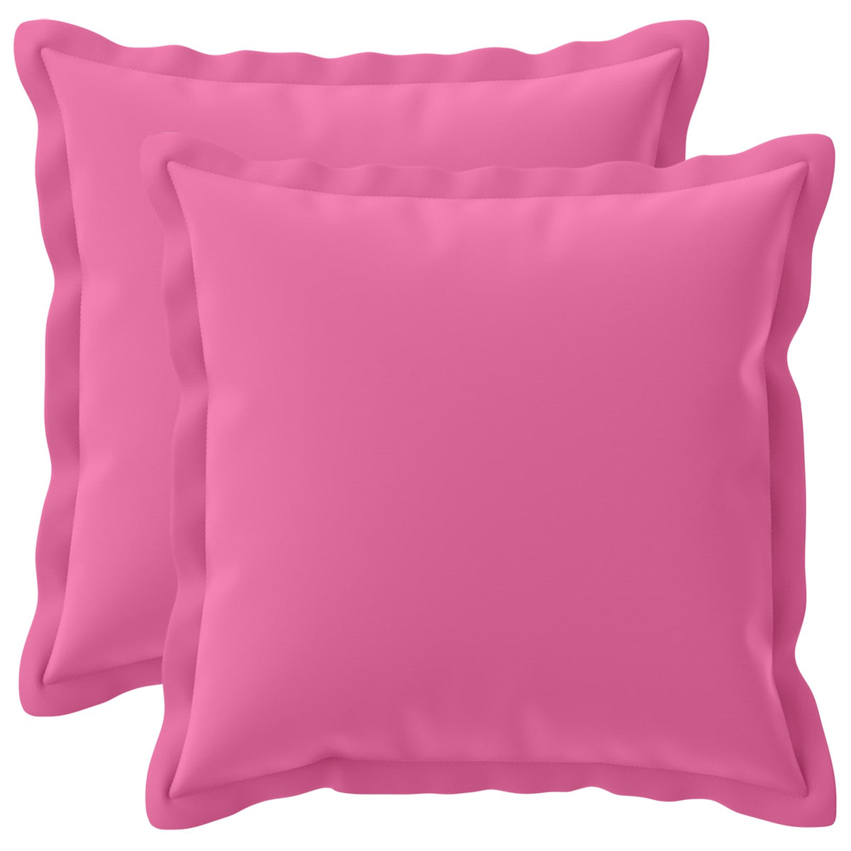 Vidaxl kussensloop 2 st houten roze 35 x 35 cm polyester