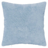 Vidaxl kussensloop 6 st houten lichtblauw 35 x 35 cm nep konijnenbont
