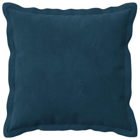 Vidaxl kussensloop 2 pcs houten blauw 40 x 40 cm fluweel