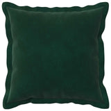 Vidaxl kussensloop 2 pcs houten donkergroen 40 x 40 cm fluweel