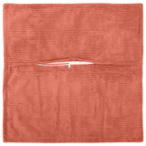 Vidaxl kussensloop 2 st houten rood-oranje 40 x 40 cm corduroy