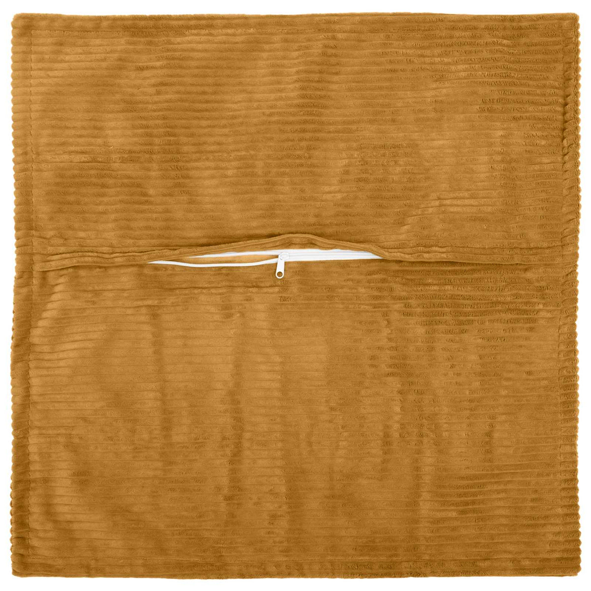 Vidaxl kussensloop 12 st houten geel 40 x 40 cm corduroy