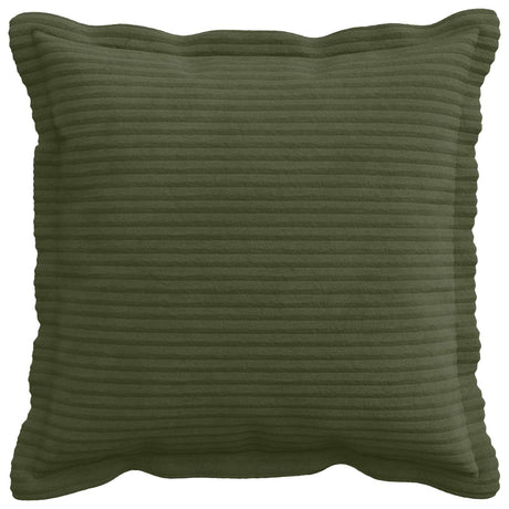 Vidaxl kussensloop 6 st houten groen 40 x 40 cm corduroy