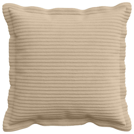 Vidaxl kussensloop 2 st houten taupe 40 x 40 cm corduroy