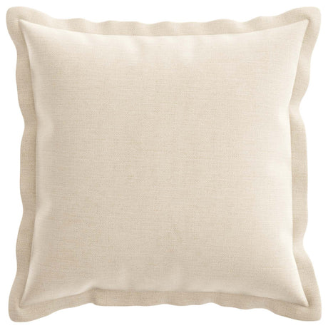 Vidaxl kussensloop 12 st houten crèmekleurig 40 x 40 cm chenille stof
