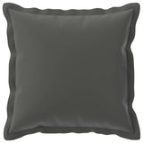 Vidaxl kussensloop 12 st houten antraciet 40 x 40 cm polyester