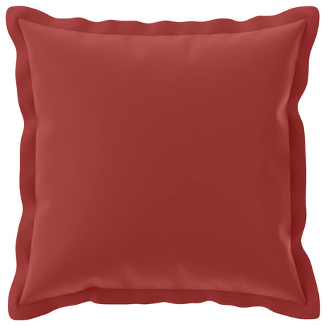 Vidaxl kussensloop 2 st houten wijnrood 40 x 40 cm polyester
