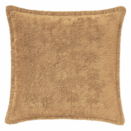 Vidaxl kussensloop 2 st houten taupe 40 x 40 cm nep konijnenbont