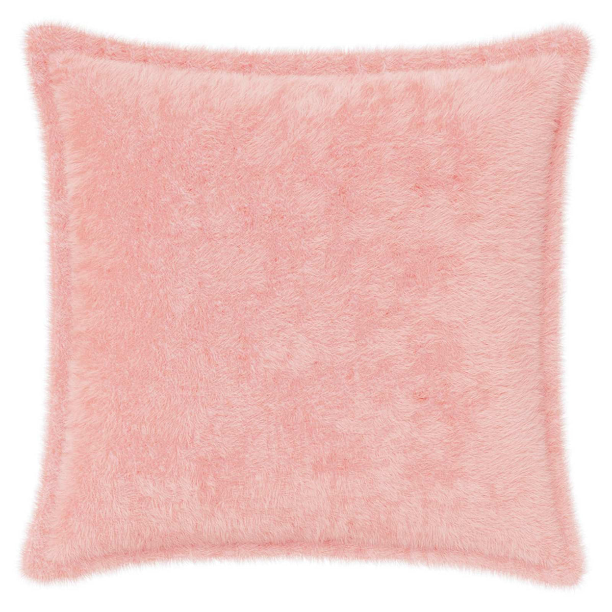 Vidaxl kussensloop 2 st houten roze 40 x 40 cm nep konijnenbont
