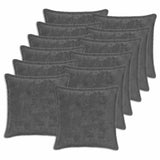Vidaxl kussensloop 12 st houten donkergrijs 40 x 40 cm