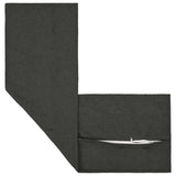Vidaxl kussensloop houten donkergrijs 40 x 145 cm faux linnen