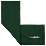 Vidaxl kussensloop houten donkergroen 40 x 145 cm faux linnen