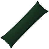 Vidaxl kussensloop houten donkergroen 40 x 145 cm faux linnen