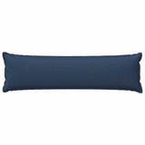 Vidaxl kussensloop houten blauw 40 x 145 cm faux linnen