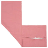 Vidaxl kussensloop 2 pcs houten roze 40 x 145 cm faux linnen